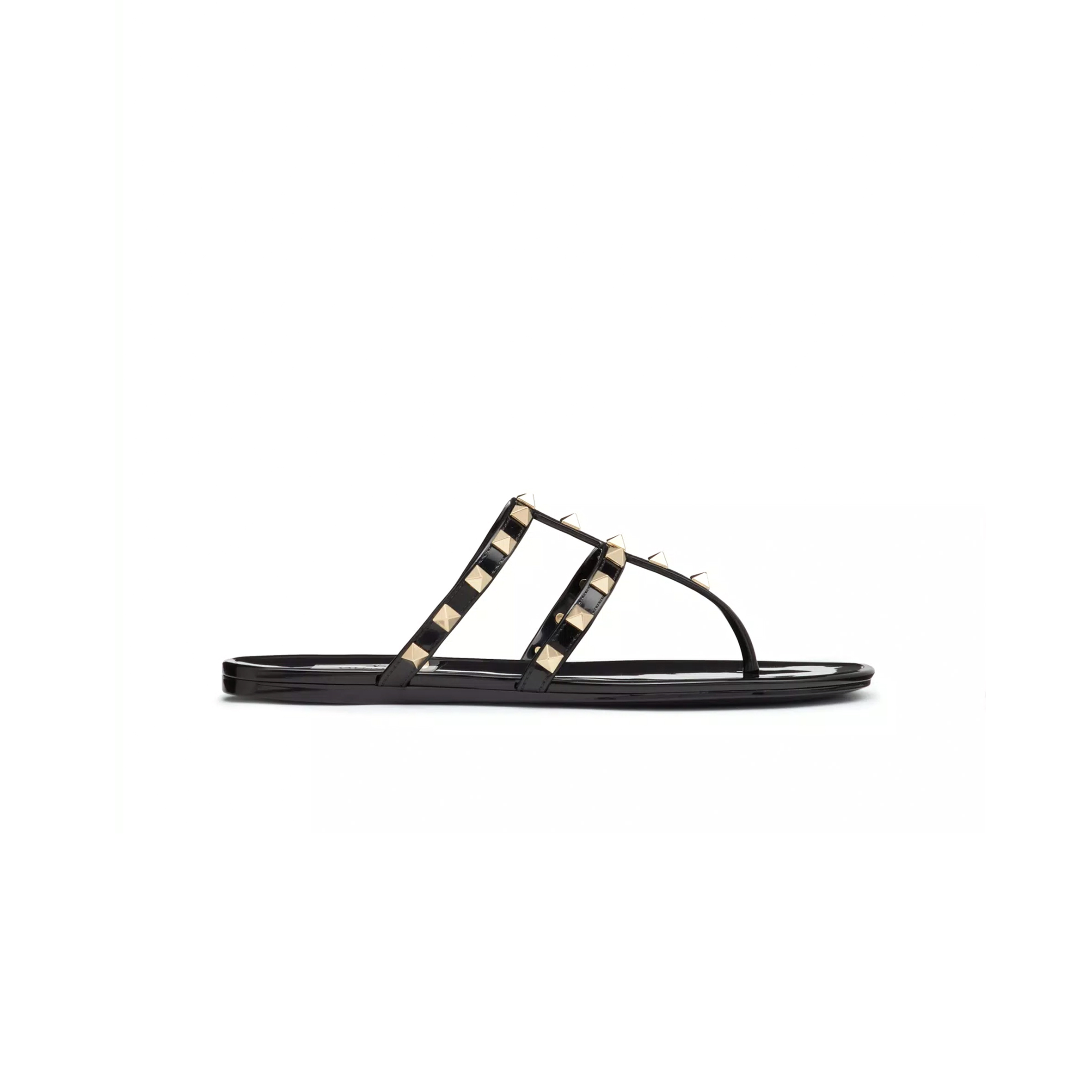 VALENTINO ROCKSTUD FLAT RUBBER SANDAL 3W2S0T84PVS_0NO
